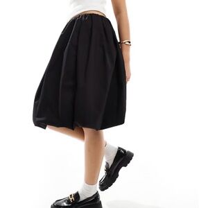 🌟 asos black bubble skirt